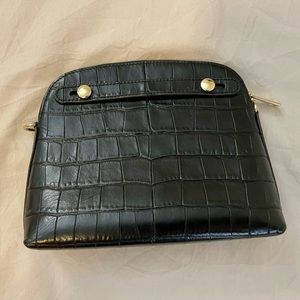 Furla Mini Piper Croco Embossed